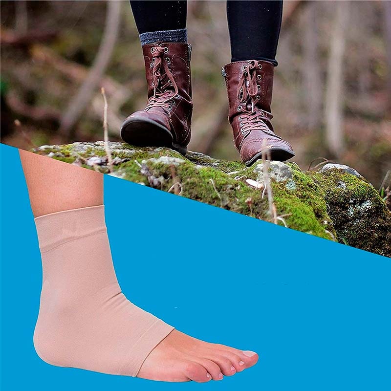 Gel support for ankle protects sensitive Achilles and heels - Pair | Bronhealth - Image 7
